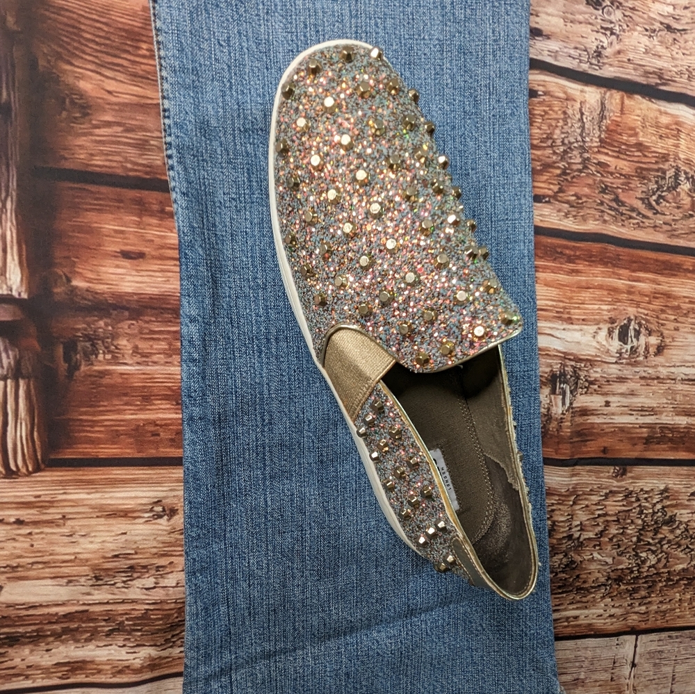 Studded Rainbow Sparkling Dune Of London 10 Sneakers Shoes Trainers Bli…